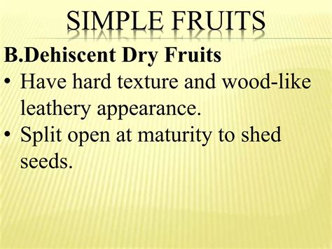 Fruits Parts And Classification Ppt