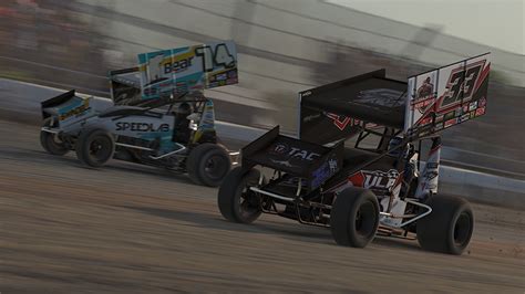 Edens Goes Back To Back With Iracing World Of Outlaws Sprint Car Win At