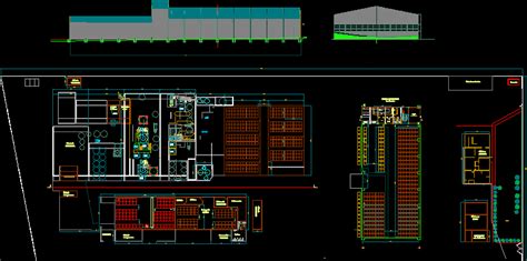 Chemical Production Plant In DWG CAD Library