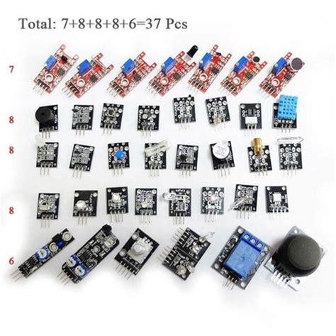 Buy In Sensor Module Board Starter Set Kit For Arduino At