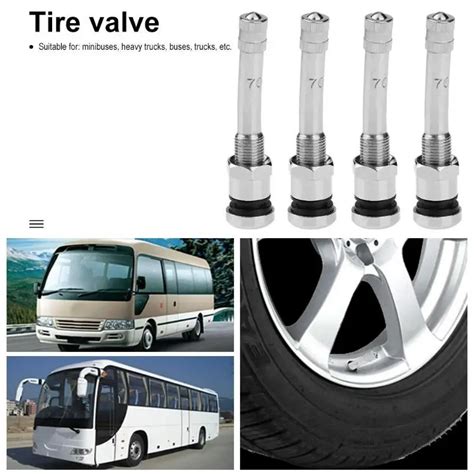 Vodool Car Valve Stems Ms Aluminum Alloy Wheel Tubeless Tire Valves