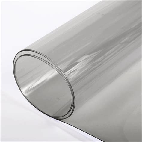 20 Gauge 2 Smoke Tinted Super Clear Plastic With Paper Interleaf Fabric