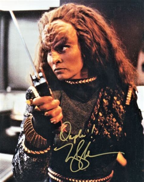 Mary Kay Adams Autographed 8 X 10 In Photo Star Trek Ds9 Grilka Ebay