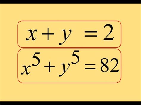 Math Olympiad Problem Very Nice Algebra Challenge YouTube