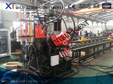 High Speed Hydraulic CNC Punching Shearing Marking For Angle Steel