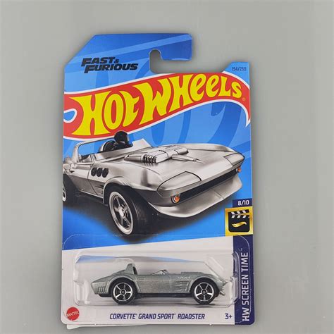 Машинка Hot Wheels коллекционная оригинал 2023 CORVETTE GRAND SPORT