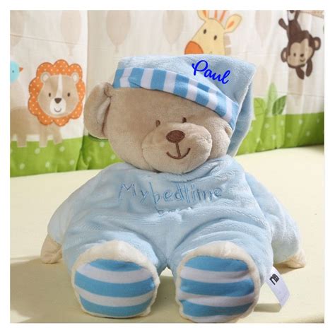 Mini Peluche Doudou Ours Rose Personnalis Au Pr Nom