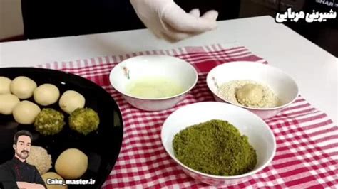 طرز تهیه شیرنی مربایی یا شیرینی مشهدی نرم و لطیف