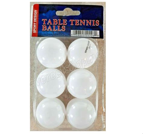 Ping Pong Playing Balls Pack of 6 Pcs * 6 Packs – Everest