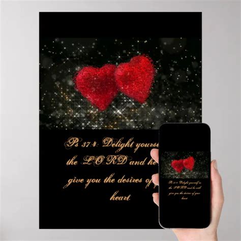 Christianity Scripture Ps 374 Poster Zazzle