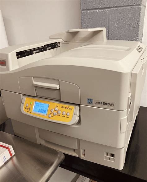 Oki Pro Wt White Toner Printer In Excellent Condition For Sale In