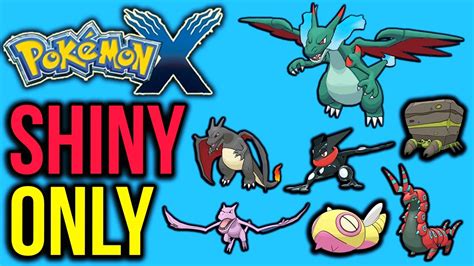 Pokémon X SHINY Only Playthrough Shiny Odds 1 4096 YouTube