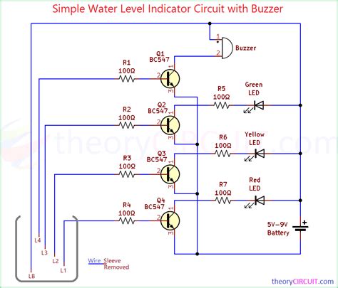 9V Water level indicator circuit Archives - theoryCIRCUIT - Do It ...