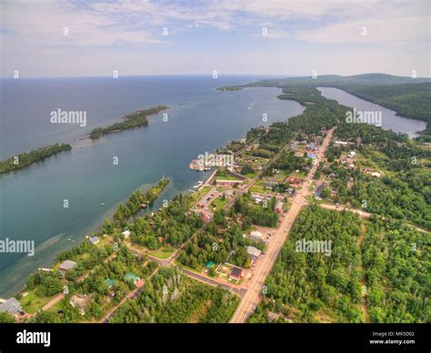 Copper Harbor In Northern Michigans Upper Peninsula During Summer Via