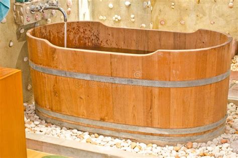 Wooden Bathtub Stock Image Image Of Retro Bathing Bathtub 30608647