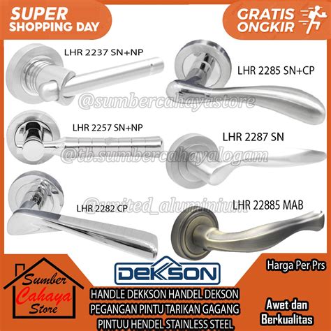 Jual PEGANGAN GAGANG PINTU TARIK DEKSON HANDLE DEKKSON LHR 2237 2257