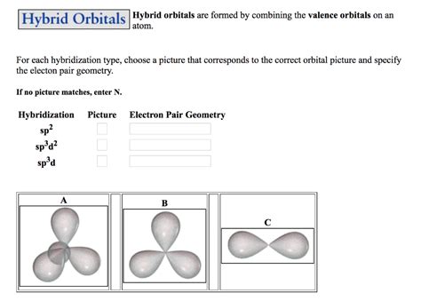 Solved Hybrid Orbitals Hybrid Orbitals Are Formed By Chegg