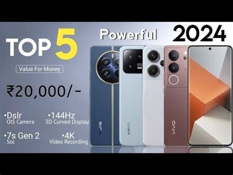 Top 5 Best 5G Phones Under 20000 In 2024 5G 144Hz 3D 4K 6000mAh