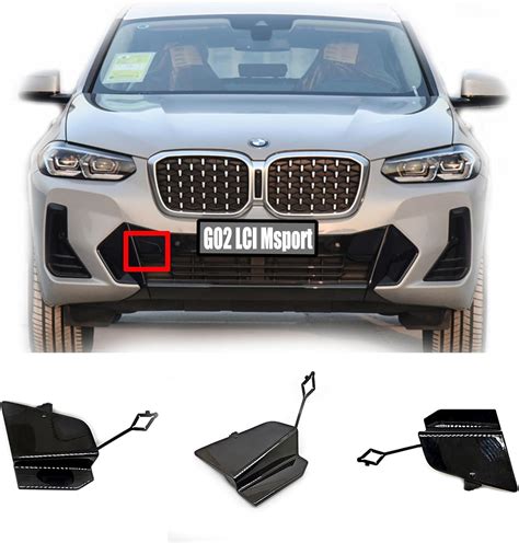 Amazon Trimla Front Tow Cover For 22 24 BMW X4 G02LCI Msport Fit