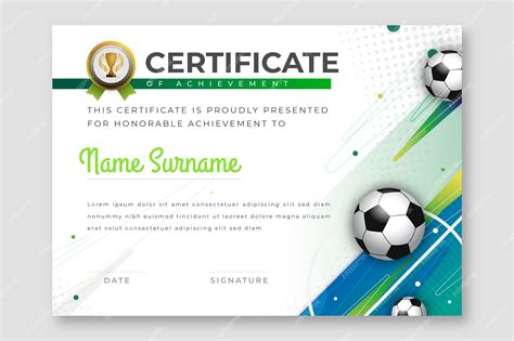 Sports Certificate Template - prntbl.concejomunicipaldechinu.gov.co