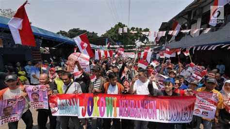 FOTO Penyandang Disabilitas Indonesia Dukung Jokowi 2 Periode Foto