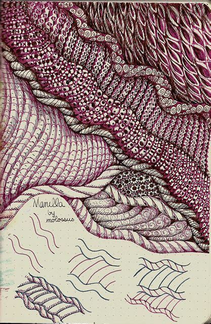 Manilla Tangle Pattern By Molossus Zentangle Patterns Tangle