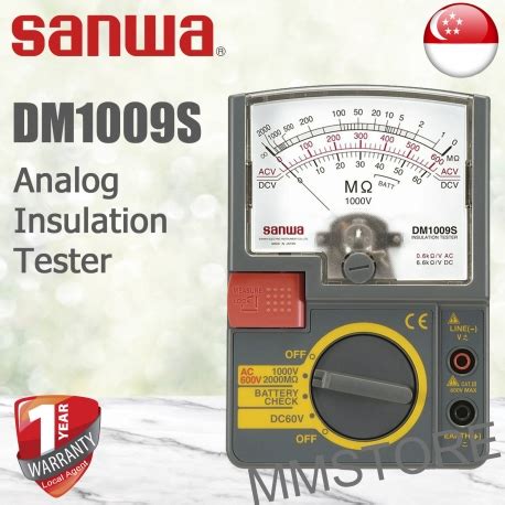 Sanwa Insulation Testers DM1009S