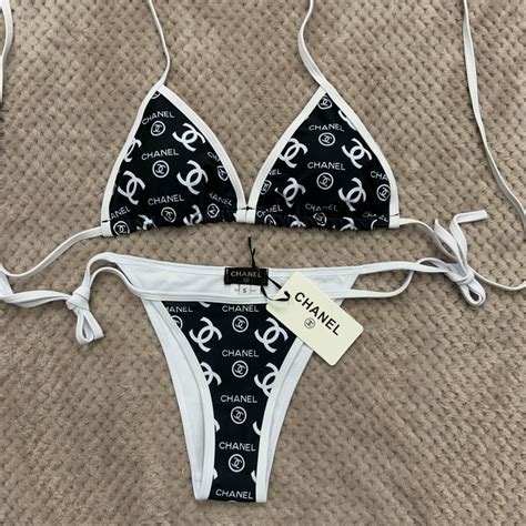 Chanel7055 Swimsuit Sexy Split Bikini Hot Spring Vacation Swimsuit Hot