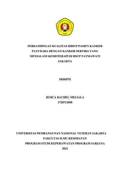 PERBANDINGAN KUALITAS HIDUP PASIEN KANKER PAYUDARA DENGAN KANKER