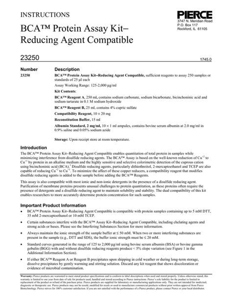 Sigma Bca Protein Assay Protocol Pdf Assay Chemical 51 Off