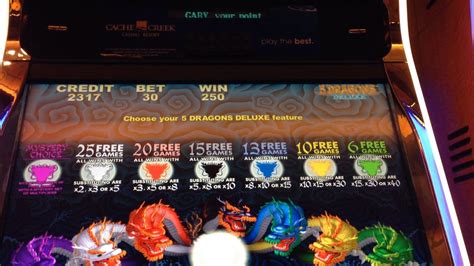 Aristocrat S 5 Dragons Deluxe Slot Machine Nice Bonus Win YouTube