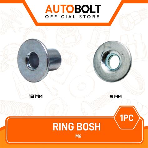 Jual Ring Bosh M6 Tinggi 5 13 Mm Bos Bosing Boshing Bushing Bus Bush