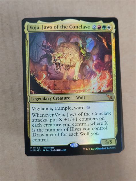 Custom Commander Deck Wolves Elves Voja Jaws Of The Conclave