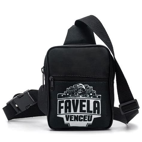 Bolsa Pequena Shoulder Bag Mini Bag Favela Venceu Life Stile