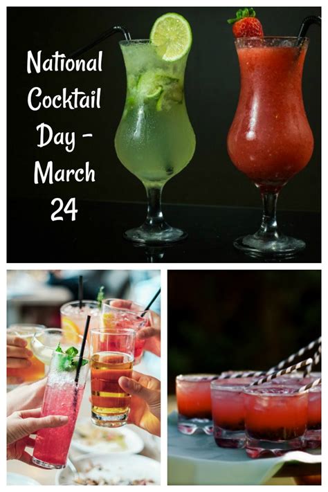 National Cocktail Day - March 24 - Raise a Glass to Celebrate