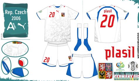 Kit Design By Eroj Rep Blica Tcheca Home E Away