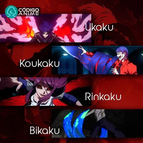 Curiosidade Os 4 Tipos Diferentes De Kagune Tokyo Ghoul Anime Ghoul