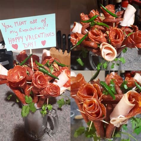 Meat Bouquet Valentines Day Husband Valentines Valentines Food Dinner