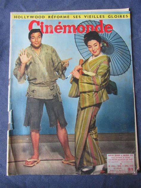 ANCIENNE REVUE CINEMONDE MARLON BRANDO MACHIKO KYO 1957 EBay