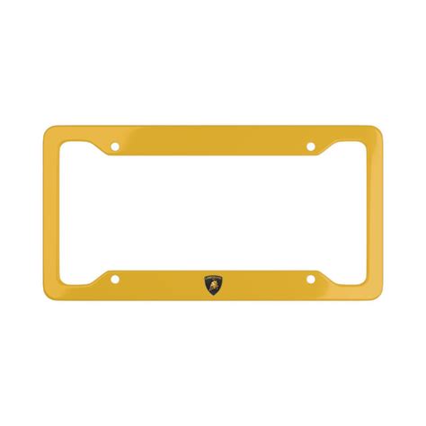 Yellow Lamborghini License Plate Frame™ – CAR LOVERS WORLD