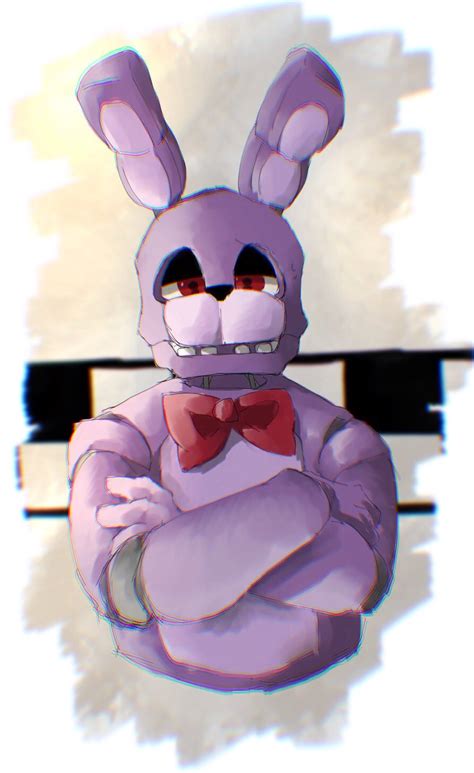 The Big Imageboard Tbib 2018 Animatronic Anthro Bonnie Fnaf Bow Tie Digital Media Artwork