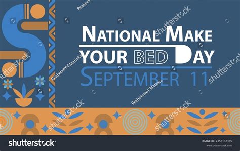 10 National Make Your Bed Day Images, Stock Photos & Vectors | Shutterstock