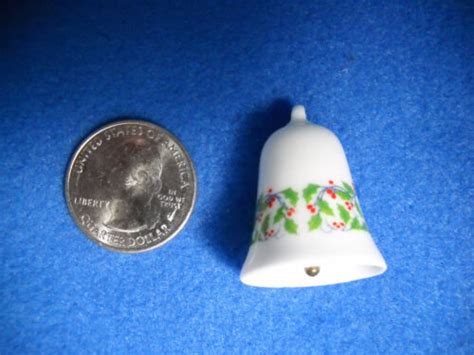 Thimble Bells Christmas Miniature Ornament Hallmark 1991 Ebay