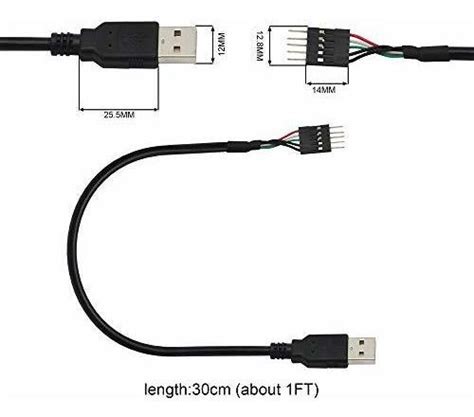 Cable Usb Gintooyun Conector De Placa Base De Pines A Usb Cuotas