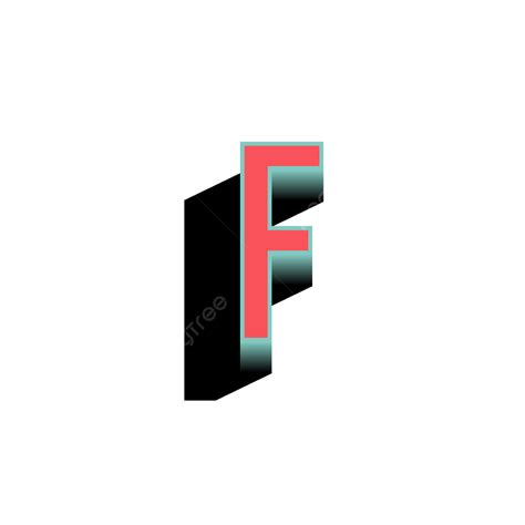 Alphabet Letter F Clipart Hd Png 3d Colorful Letter F 3d Letters 3d