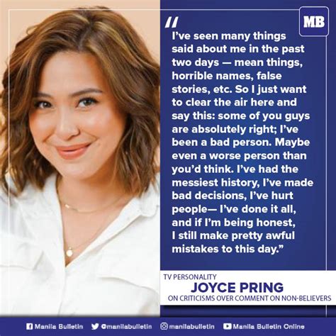 Manila Bulletin News On Twitter TV Host Joyce Pring Has Come Out To