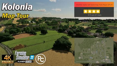 Kolonia Map Review Farming Simulator 22 YouTube