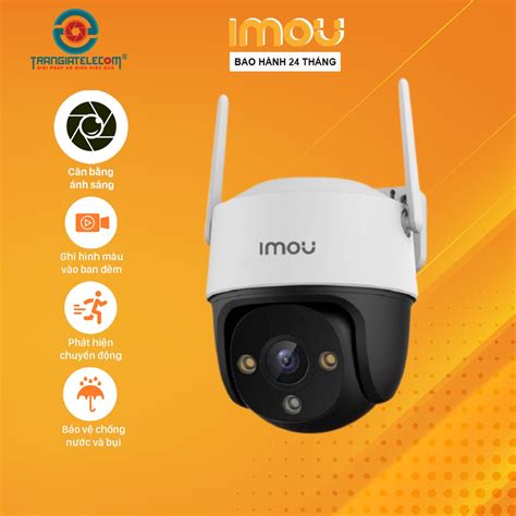 Camera WIFI ngoài trời IMOU S21FP S41FP có màu ban đêm xoay 360 độ