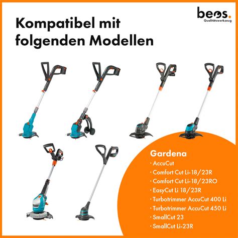 BEOS 100x PREMIUM Ersatzmesser Set für Gardena Rasentrimmer eBay