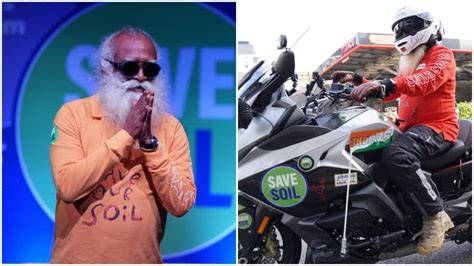 Sadhguru 64 To Ride Bike For 30000 Km To Save Soil See Pics